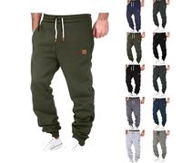 RLEHJN Pantalon De Jogging Homme Bas De Jogging Homme Baggy Mode Training Pantalon De Survêtement Taille Élastique Décontracté Activewear Pantalons Sportswear Pantalon Fitness Pantalon De Travail