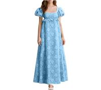 RLEHJN Robe De Bal Regency pour Femmes Taille Empire Robe Bridgerton Femme Robes De Bal Victorienne Costume Renaissance Cottagecore Robes Femme Chic Et Elegant Soiree Costume Cour Victorienne