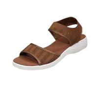 RLEHJN Sandales Et Mules Pour Femmes Mode Espadrille Confortable Orthopédique Bout Ouvert Chaussures Antidérapant Respirantes Décontractées Sandales Compensee De Plage Leger Boho Platform Sandale