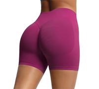 RLEHJN Shorts De Sport pour Femmes Quick-Dry Short Cycliste Femme Legging Court De Yoga Running Shorts Gainant Ventre Plat Boxer Taille Haute Vetement Sport Femme Vêtements Solde Clearance Soldes