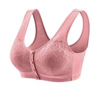 RLEHJN Soutien Gorge sans Armature Dentelle Soutiens-Gorge Fermeture Devant Push Up Sport Brassière Confortable Respirant Soutien Gorge Femme Brassière Femme Coton Soutien-Gorge Sport Offre du Jour