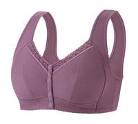 RLEHJN Soutiens-Gorge Fermeture Devant Femme Devant Push Up Sport Brassière Confortable Respirant Soutien Gorge Femme Soutien Gorge Sans Armature Grande Taille Pas Cher Soutien-Gorge De Tous Les Jours