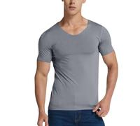 RLEHJN T-Shirt Moulant À Manches Courtes pour Homme Tee Shirt pour Fitness Respirant Et Séchage Rapide Athlétique T-Shirts D'entraînement Anti-Humidité De Entraînement Marathon Courir Pas Cher