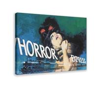 rlfnde Poster sur toile Horror Express (1972) - Décoration murale pour salon, chambre à coucher - 20 x 30 cm