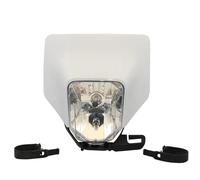 RLFNPHMHX Plaque de phare H/a/l/o/g/e//n, lampe for H/u/s/q/v/a/r/n//a TE 250 300 H4 FE 350 450 Pit Dirt Bike Motocross Enduro(H4 headlight-white)