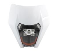 RLFNPHMHX Plaque de phare LED for moto, for K//T/ME/X/C SX MX 250 300 450, carénage, Motocross, Dirt Bike, Supermoto Enduro(WHITE)