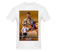 RLHRJEFZ Kendji France Girac T-Shirt en Coton pour Homme à Manches Courtes et col Rond Coupe Classique Respirant T-Shirts Basiques Hauts d'été décontractés X-Large