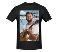 RLHRJEFZ Kendji France Girac T-Shirt en Coton pour Homme à Manches Courtes et col Rond Coupe Classique Respirant T-Shirts Basiques Hauts d'été décontractés X-Large