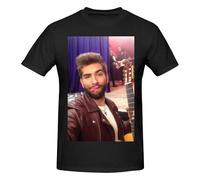 RLHRJEFZ Kendji France Girac T-Shirt en Coton pour Homme à Manches Courtes et col Rond Coupe Classique T-Shirts Basiques Respirants Hauts d'été décontractés Grand