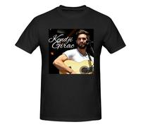 RLHRJEFZ Kendji France Girac T-Shirt en Coton pour Homme à Manches Courtes et col Rond Coupe Classique Respirant T-Shirts Basiques Hauts d'été décontractés X-Large