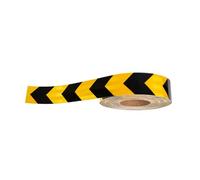 RLIBBAOYI Bande réfléchissante auto-adhésive | Flèche Jaune Noire 5-50cm x 5m : Avertissement et Balisage(5cm)