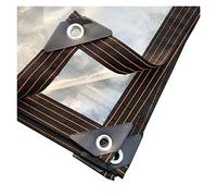 RLINZ Bâche Film de Verre Souple Imperméable Couverture de Pergola de Jardin Film Plastique Résistant avec Œillets Anti-UV Bache Plastique Exterieur Transparent (2.5mx2.5m)