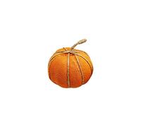 RLKHXBS 1 pièces Tissu à Plaid Pumpkins Artificial Festival Burlap Pumpkins Halloween Burlap Pumpkins pour Le Mariage d'automne Thanksgiving Halloween Decoration Neon Christmas Tree Ornements