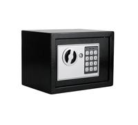 RLKHXBS 17E All-Steel Household Small Into The Wall Electronic Code Coin Box Safe Deposit Box,D-As Shown