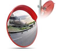 RLKHXBS 18"/22"/24"/30"/32"/ 39" extérieur, Miroir incurvé, Miroir de Circulation, Miroir de sécurité, Miroir d'angle Mort pour allée, Support réglable, pour