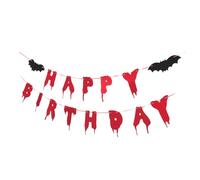 RLKHXBS 2pcs Halloween Suspendu Drapeaux drôles drôles drôle de bannière de fête Unique pour des décorations festives pour créer Un arrière-Plan Effrayant Lors de Votre célébration d'halloween