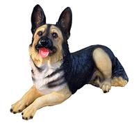 RLKHXBS Affichage Cadeau de statut de Table Decors S Statue Figurine Ornements Simulation Wolf Dog Decoration Shepherd Modèle de Chien Fake Dog Decoration