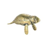 RLKHXBS Antique Brass Sea Lion Copper Ornaments Study, Playful and Personalized Handles for