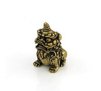 RLKHXBS Antique Bronze Ware, Pure Small Ancient Auspicious Beast, Xie Zhi, Bright Copper Unicorn, Lion Ornaments