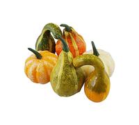 RLKHXBS Artificial Pumpkins, 6 PCS/10 PCS/12 PCS/24 PCS Fake Pumpkins Faux Harvest Pumpkins for Thanksgiving Party Halloween Holiday Decorations