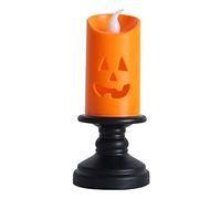 RLKHXBS Bandonneurs de Citrouille Halloween, chandelle de Lampe sans Flamme à LED colorée, Ornements de Bureau Accueil décorations d'halloween
