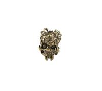 RLKHXBS Brass American Skull Umbrella Rope Knife Keychain Pendant Antique Play Making Old Copper Accessories