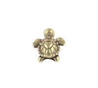 RLKHXBS Brass Ornament, Heart-Shaped Little Turtle, Pocket Sized Handle Piece, Play, Making Old Tea Table Pets, Antique Copper Crafts
