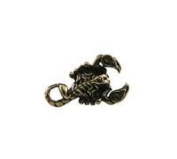 RLKHXBS Brass Scorpion Keychain Pendant, Animal Necklace Decoration Accessories, Antique Copper Crafts