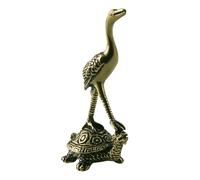 RLKHXBS Bronze Old Objects, Copper Casting Cranes, occupying Head of The Turtle, Incense Sticks, and Ornaments