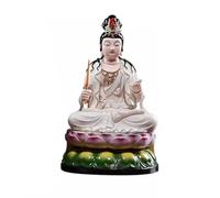 RLKHXBS Buddha Home Worship Household Painted Ceramic Living Room Porch Bodhisattva Statue Decoration Ornaments Buddhist Statues