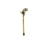 RLKHXBS Buddha Spoon Solid Brass Guanyin Hand Ear Digger Precision Pure Copper Micro Carving Key Chain Pendant
