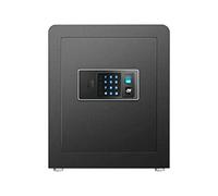RLKHXBS Cabinet s Cash ES Check ES Fingerprint Password Bedside Cabinet for Home and Office (Color : Black Size : 450x380x330mm) (Color : Black Size : 450x380x330mm)