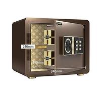 RLKHXBS Cabinet s Diversion s Wall s Electronic Home with Medium 25cm All Steel Anti-Theft (Color : Brown Size : 352525cm)