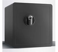 RLKHXBS Cabinet s Home s for Home Fingerprint Password All-Steel Anti-Theft Office Bedside Wall-Mounted Wardrobe (Color : Black 45cm+Fingerprint)