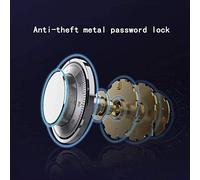 RLKHXBS Cabinet s Mechanical Household Small Anti-Theft All-Steel Password with Key Fireproof Closet Office Documents Old-Fashioned Manual Home with Lock 25cm High