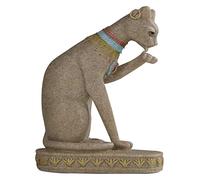 RLKHXBS Cadeaux de Figurine de Table Bastet Statue Déesse Figurine, décor de Chat égyptien, Fertilité Cat déesse de la Protection Ornements de décoration, b xxshn