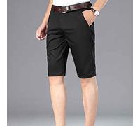 RLKHXBS Casual Shorts Men's 2025 Summer New Straight Stretch Business Fashion Thin Shorts