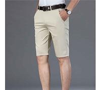 RLKHXBS Casual Shorts Men's 2025 Summer New Straight Stretch Business Fashion Thin Shorts