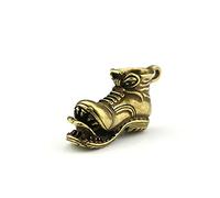 RLKHXBS Creative Opening Pure Copper Retro Brass Cracked Mouth Boot Keychain Pendant Gift big Toe Shoes