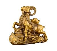 RLKHXBS Decor Chinese Style Office Living Room Home Porch Crafts Cornucopia Sheep Mascot Ornaments Brass Decorative Objects