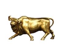 RLKHXBS Decor Copper Ornaments Brass Office and Home Feng Shui Study Shelf Statues Lucky Decorations Desktop Figurines (A)