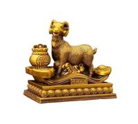 RLKHXBS Decor Office Crafts Copper Leader Money Sheep Ornaments Living Room Porch Home Decoration Brass Decorative Objects