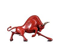 RLKHXBS Decor Statues Brass Porch Lucky Ox Ornament Home Living Room Office Decoration Statue Crafts Desktop Figurines (B 35cm*11cm*19cm)