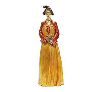 RLKHXBS Decor Statues Creative Female Home Living Room Decoration Office Brass Ornament Handmade Art Statue Desktop Figurines (A)