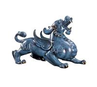 RLKHXBS Decoration Luxury Copper Ornaments Home Living Room Fortune Attraction Decorations Hotel Store Opening Enhance Luck Feng Shui Decor (Color Left, Size : Small)