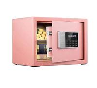 RLKHXBS Digital Depository Drop Safe Cash, Home Safe, Lock,Cash Drop for Home and Office Security Pink -35X25X25cm,Wall Safes