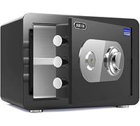 RLKHXBS Digital Safe Steel, Fireproof, Waterproof and Anti-Theft Security Large-Capacity Storage Cabinet, Small Household High
