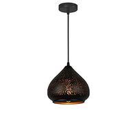 RLKHXBS d'intérieur, Fer forgé Industriel rétro, Suspension Creuse en nid d'abeille à Une tête, plafonnier, luminaires pour la décoration intérieure du Salon du Bar