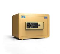 RLKHXBS Electronic Fingerprint Fire Lock Fireproof Digital Home Combination Steel Alloy Drop (Color : Gold)