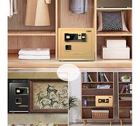 RLKHXBS Electronique numérique pour Le Bureau à Domicile 30 cm avec 2 Touches d'urgence (Couleur: Tyran Or)